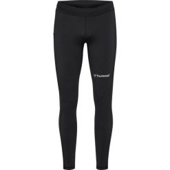 Legginsy sportowe do biegania jogging Hummel Run Tight. Czarne spodnie sportowe męskie Hummel, m, bez wzorów, z dresówki, do biegania. Za 177.50 zł.