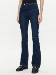 Morgan Jeansy 222-PKELY Granatowy Straight Fit. Niebieskie jeansy damskie Morgan. Za 299.99 zł.
