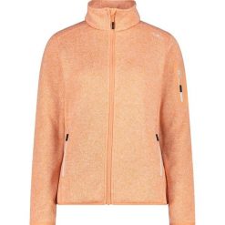 Bluza polarowa damska CMP Haze Jacket Knitted. Brązowe bluzy damskie CMP, bez wzorów, z materiału, bez kaptura. Za 283.00 zł.