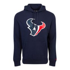Bluza z kapturem Houston Texans NFL. Niebieskie bluzy męskie New Era, m, bez wzorów, z kapturem. Za 294.50 zł.