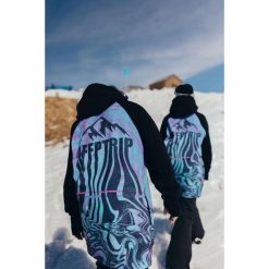 Bluza outdoorowa z kapturem męska DEEP TRIP Melt softshell. Czarne bluzy męskie DEEP TRIP, na zimę, m, bez wzorów, z softshellu, z kapturem. Za 499.00 zł.