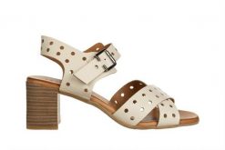 Sandały Bayla-161 061 2722 White Swan 161698, Beżowy, Skóra naturalna - 39. Brązowe sandały damskie Bayla, bez wzorów, z gumy, bez obcasa, na słupku, bez zapięcia. W wyprzedaży za 134.10 zł.