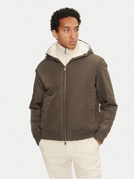 Boss Kurtka przejściowa 50524669 Zielony Regular Fit. Zielone kurtki męskie Boss, m, bez wzorów, z syntetyku, bez kaptura. Za 1,679.00 zł.