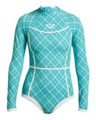 Długi rękaw Jednoczęściowy kostium kąpielowy dla Kobiety GO GIRL SURF Zielony. Zielone kostiumy jednoczęściowe damskie Roxy, l, bez wzorów, z elastanu, do pływania. Za 369.99 zł.