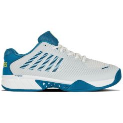 Buty do tenisa męskie K-Swiss Hypercourt Express 2 Allcourt. Białe buty sportowe męskie K-SWISS, z materiału, bez zapięcia, tenisowe. Za 584.40 zł.
