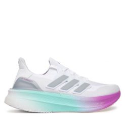 Buty do biegania adidas. Białe obuwie sportowe damskie Adidas, bez wzorów, do biegania. Za 799.99 zł.
