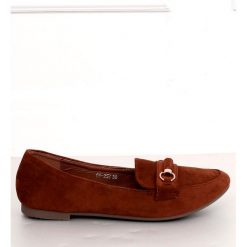 Mokasyny damskie ceglane 99-259 D.ORANGE. Brązowe mokasyny damskie ButyModne. Za 79.00 zł.
