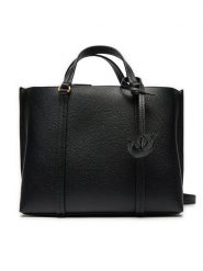 Pinko Torebka Carrie Shopper Classic PE 24 PLTT 102833 A1LF Czarny. Czarne torebki shopper damskie Pinko, bez wzorów, ze skóry, bez dodatków. Za 1,329.00 zł.