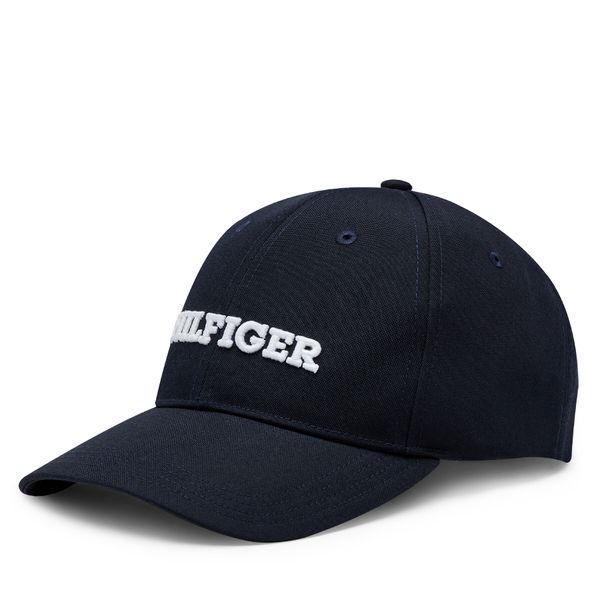 Czapka z daszkiem Tommy Hilfiger. Niebieskie czapki i kapelusze męskie Tommy Hilfiger, bez wzorów. Za 129.99 zł.