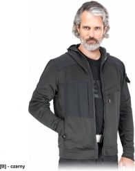 Reis - Bluza ochronna dresowa, męska 3XL. Brązowe bluzy męskie Reis, m, bez wzorów, z dresówki, bez kaptura. Za 102.43 zł.