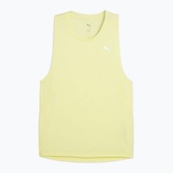 Koszulka do biegania męska PUMA Velocity Tank Poly. Żółte koszulki sportowe męskie Puma, m, bez wzorów, sportowe, bez kołnierzyka. Za 89.99 zł.