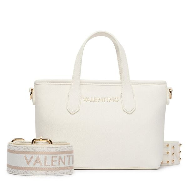 Torebka Valentino. Białe torebki do ręki damskie Valentino, bez wzorów, klasyczne, bez dodatków. Za 349.99 zł.