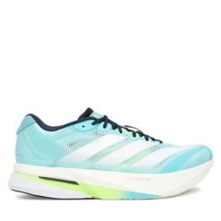 Buty do biegania adidas. Niebieskie buty sportowe męskie Adidas, bez zapięcia, do biegania. Za 531.99 zł.