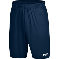 Szorty Jako Manchester 2.0. Niebieskie szorty sportowe damskie Jako, xl, bez wzorów, z materiału, sportowe. Za 92.77 zł.