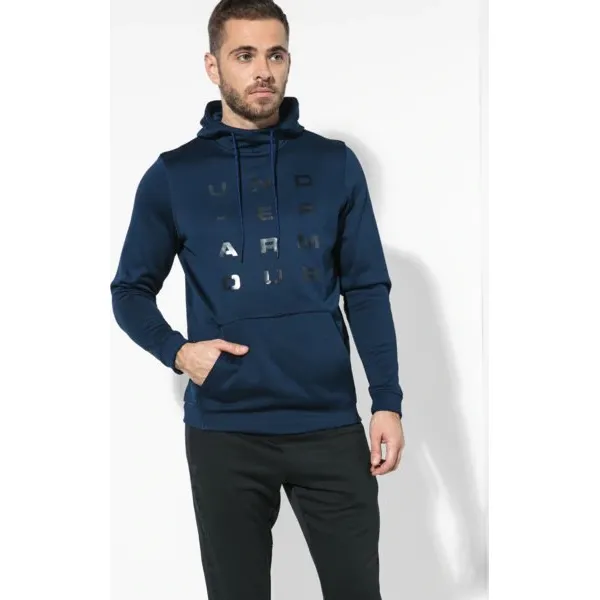 Under Armour Bluza Af Tempo Po Hoodie , granatowy, rozmiar S. Niebieskie bluzy męskie Under Armour, m, bez wzorów, z materiału, bez kaptura. W wyprzedaży za 139.99 zł.