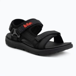 Sandały męskie Lee Cooper LCW-26-34-4420MA. Czarne sandały męskie COOPER, bez zapięcia. Za 134.18 zł.