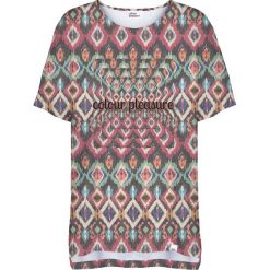 Colour Pleasure Koszulka damska CP-033 263 fioletowo-zielona r. uniwersalny. T-shirty damskie marki Colour Pleasure. Za 76.57 zł.