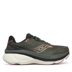 Buty do biegania Saucony. Zielone buty sportowe męskie Saucony, bez zapięcia, do biegania. Za 799.99 zł.