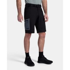 Męskie spodenki outdoorowe Kilpi NAVIA-M. Czarne krótkie spodenki sportowe męskie Kilpi, m, bez wzorów, trekkingowe. Za 215.49 zł.