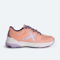 Buty do tenisa damskie Munich Hydra. Czerwone obuwie sportowe damskie munich, bez wzorów, z materiału, tenisowe. Za 468.00 zł.