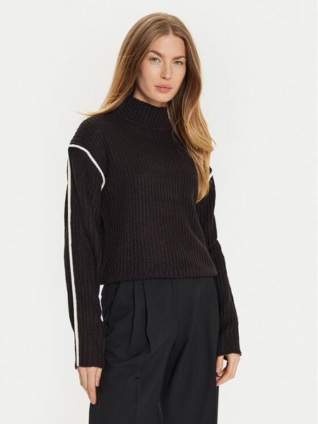 Brave Soul Golf LK-230JOURNEYA Czarny Regular Fit. Czarne swetry damskie Brave Soul, xl, bez wzorów, z syntetyku, bez kołnierzyka, bez ramiączek, bez kaptura. Za 79.99 zł.