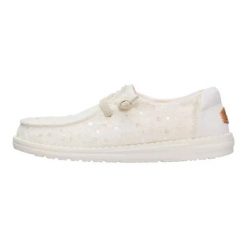 HeyDude Damskie Mokasyny Wendy Sequin Lace. Białe mokasyny damskie Hey dude, z materiału. Za 329.00 zł.