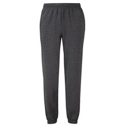 Męskie Spodnie Do Biegania Z Elastycznymi Mankietami. Szare spodnie sportowe męskie Fruit of the Loom, na lato, l, bez wzorów, do biegania. Za 71.99 zł.