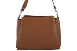 Kuferek skórzany BARBERINI'S j. brązowa 825-12. Brązowe torebki shopper damskie Barberinis, bez wzorów, ze skóry, biznesowe, małe, bez dodatków. Za 349.99 zł.