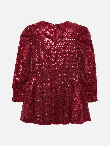 Abel & Lula Sukienka elegancka 5538 Czerwony Regular Fit. Czerwone sukienki dla dziewczynek Abel & Lula, bez wzorów, z syntetyku, eleganckie, bez ramiączek. Za 209.99 zł.