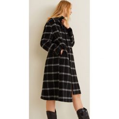 Mango - Płaszcz Mummy. Szare płaszcze damskie Mango, z bawełny. Za 449.90 zł.