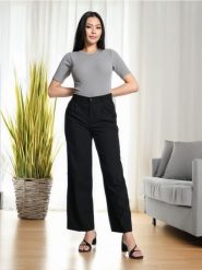 Bawełniana koszulka - szary. Szare t-shirty damskie Sinsay, l, bez wzorów, z bawełny, bez kołnierzyka. W wyprzedaży za 12.99 zł.