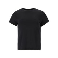 Damski jersey Athlecia Almi. Czarne koszulki sportowe damskie Endurance, bez wzorów, z jersey, bez kołnierzyka, bez ramiączek, do biegania. Za 163.00 zł.