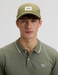 MESKA CZAPKA LEE CAP MERCANTILE GREEN 112377733. Zielone czapki i kapelusze męskie Lee, bez wzorów. Za 79.99 zł.