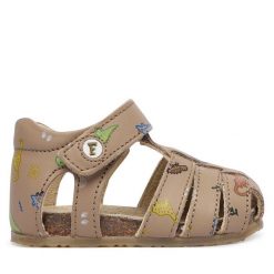 Sandały Falcotto. Brązowe sandały chłopięce Falcotto, bez zapięcia. Za 349.99 zł.