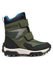 Geox Śniegowce J Himalaya B Abx J46FRE 0FU50 CA3K4 S Khaki. Brązowe buty zimowe chłopięce Geox, bez wzorów, z materiału, bez zapięcia. Za 309.99 zł.