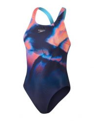 Strój kąpielowy jednoczęściowy damski na basen Speedo Digital. Czerwone kostiumy jednoczęściowe damskie Speedo, s, bez wzorów, z materiału, na fitness i siłownię. Za 288.00 zł.