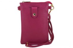 Listonoszka skórzana BARBERINI'S fuksja 963-14. Czerwone torebki shopper damskie Barberinis, bez wzorów, ze skóry, bez dodatków. Za 149.99 zł.