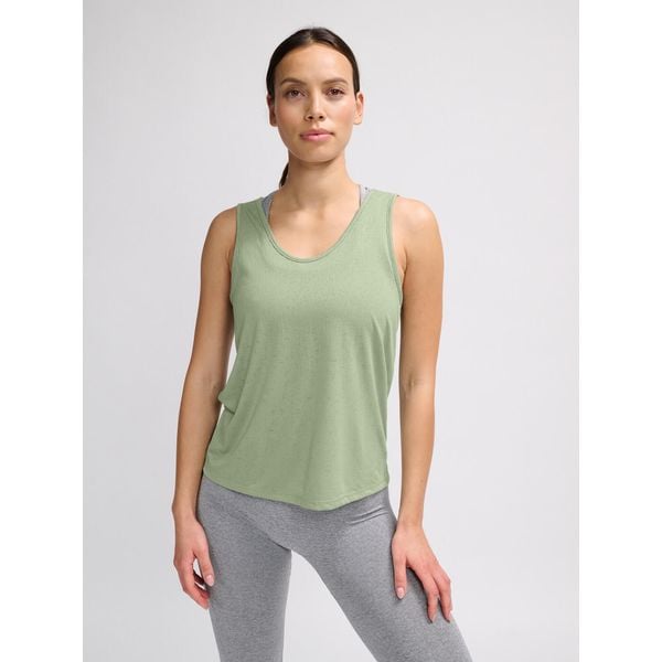 Damski tank top Hummel MT Light Burnout. Szare obuwie sportowe damskie Hummel, bez wzorów, na fitness i siłownię. Za 165.50 zł.