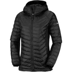 Kurtka Puchowa Damska Columbia Powder Pass Hooded Jacket. Czarne kurtki damskie Columbia, m, bez wzorów, z puchu, bez kaptura. Za 307.99 zł.