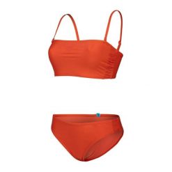 Strój kąpielowy dwuczęściowy damski bikini Arena Team Stripes. Brązowe bikini damskie Arena, s, bez wzorów. Za 169.99 zł.