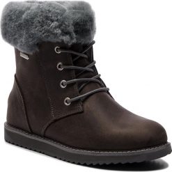 Śniegowce EMU AUSTRALIA - Shoreline Leather Lo W11588 Charcoal. Kozaki damskie marki Emu Australia. W wyprzedaży za 439.00 zł.