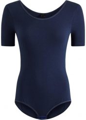 Body z półrękawem, z bawełny. Białe body damskie bonprix, bez wzorów, z bawełny. Za 69.99 zł.