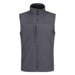 Ocieplana Męska Softshell Flux. Szare kurtki sportowe męskie Regatta, m, bez wzorów, z softshellu, trekkingowe. Za 135.99 zł.