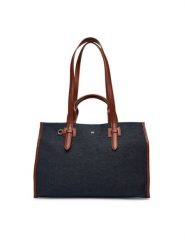 Weekend Max Mara Torebka Giannadenim 2525516104650 Niebieski. Niebieskie torebki do ręki damskie Weekend Max Mara, bez wzorów, z materiału, bez dodatków. Za 1,549.00 zł.