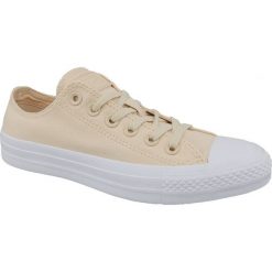 Brązowe Buty Converse Ctas Ox W 163306C. Brązowe trampki i tenisówki damskie Converse, bez wzorów, z gumy, bez zapięcia. W wyprzedaży za 309.00 zł.