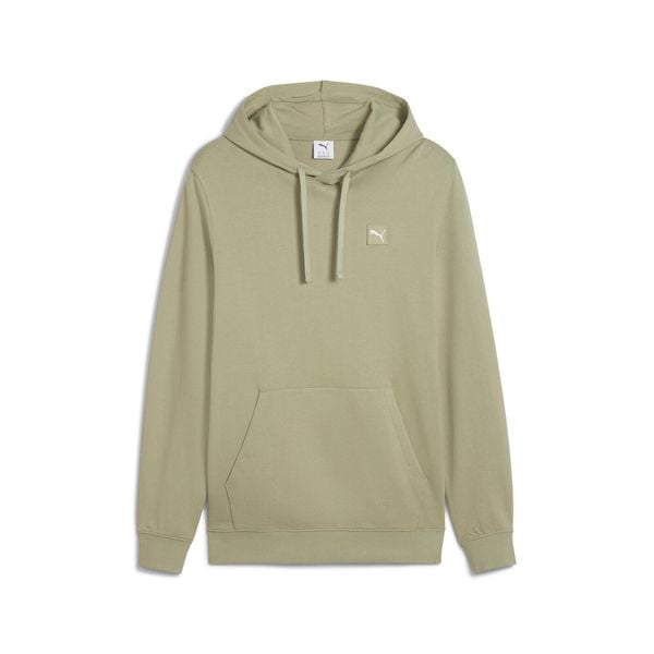 Bluza z kapturem Puma Essential Elevated. Zielone bluzy męskie Puma, s, bez wzorów, z bawełny, z kapturem. Za 235.15 zł.
