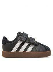 Adidas Sneakersy Vl Court 3.0 Cf I ID9156 Czarny. Czarne buty sportowe dziewczęce Adidas, bez wzorów, ze skóry, bez zapięcia. Za 129.99 zł.