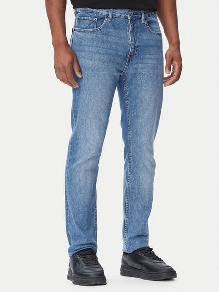HUGO Jeansy Ash 50563468 Niebieski Slim Fit. Niebieskie jeansy męskie Hugo. Za 449.99 zł.
