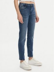 Mustang Jeansy Crosby 1013592 Granatowy Slim Fit. Niebieskie jeansy damskie Mustang. Za 289.99 zł.