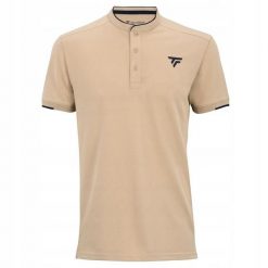 Męska koszulka polo tenisowa Tecnifibre Waffle Polo. Brązowe koszulki polo męskie TECNIFIBRE, m, bez wzorów, sportowe, bez ramiączek. Za 254.99 zł.